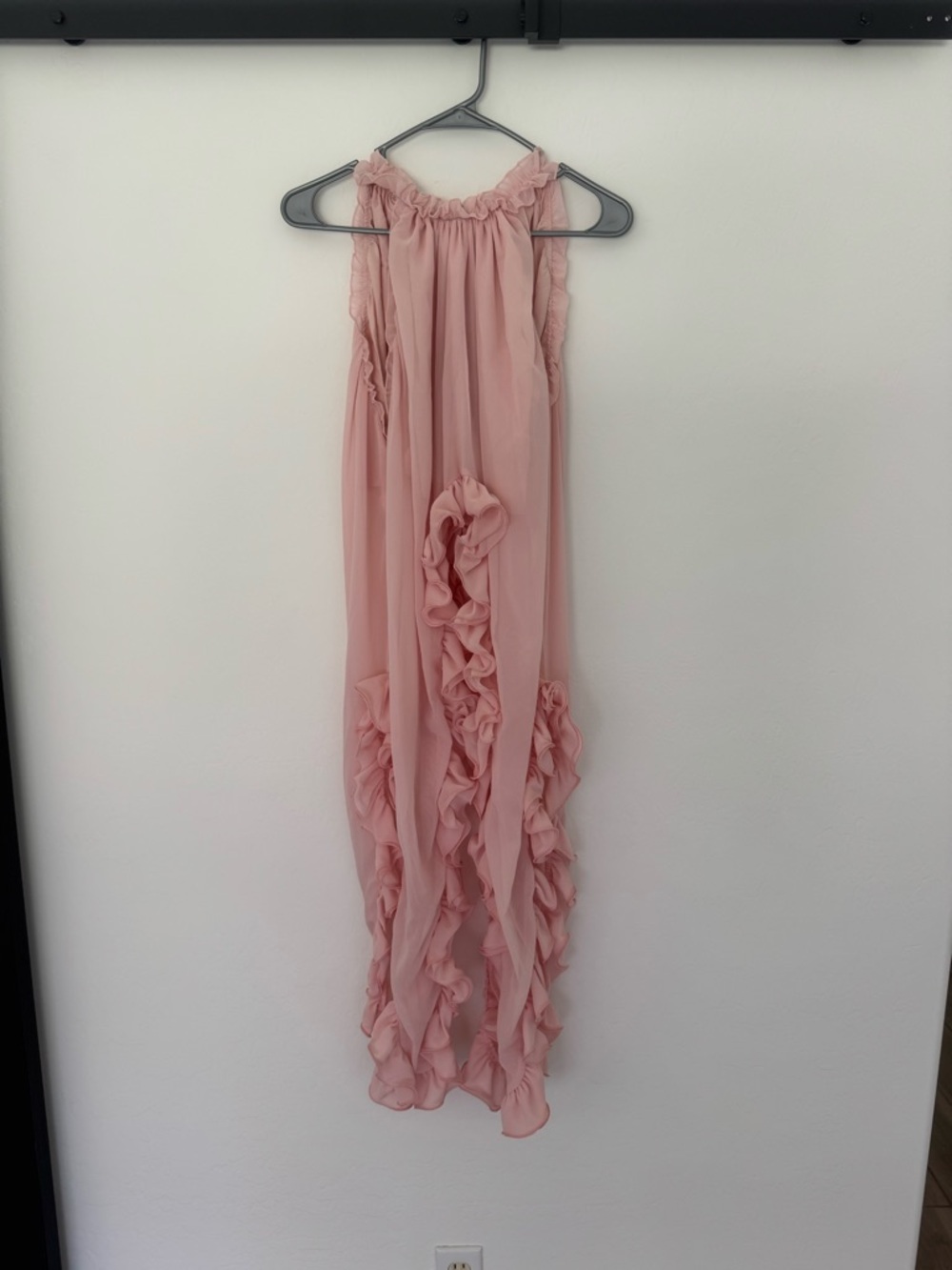 Blush Pink Ruffled Set
